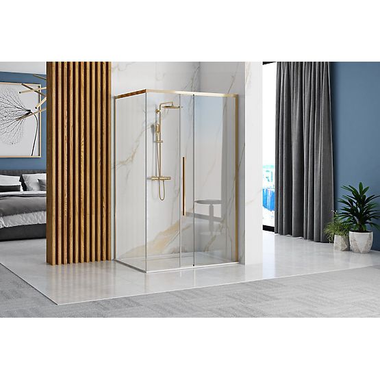 Hüttendusche SONNENGOLD 120x90