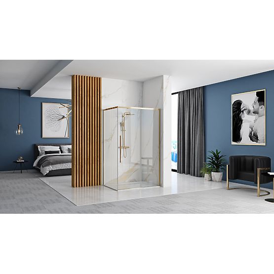 Hüttendusche SONNENGOLD 120x90