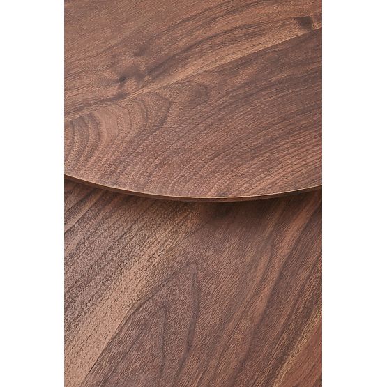 JAVA Set aus 2 Bänken, Nussbaum / Schwarz (1p=1 Stück)