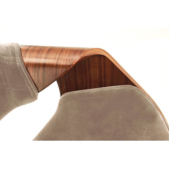 K396 Stuhl Nussbaum / Beige (1p=1Stk)