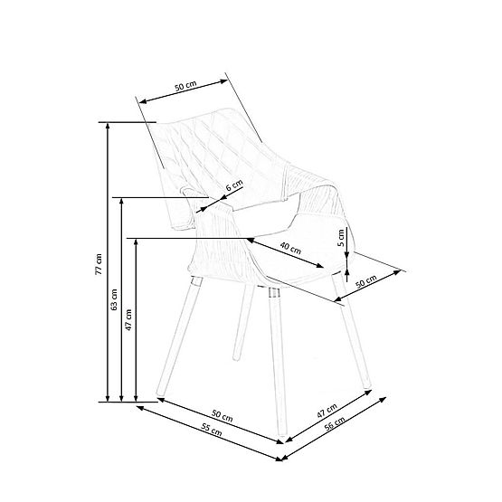 K396 Stuhl Nussbaum / Beige (1p=1Stk)