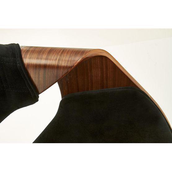 K396 Stuhl Nussbaum / Schwarz (1p=1 Stk)