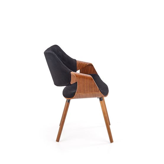 K396 Stuhl Nussbaum / Schwarz (1p=1 Stk)