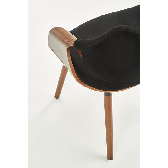 K396 Stuhl Nussbaum / Schwarz (1p=1 Stk)