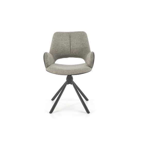 K494 Stuhl grau / schwarz (1p=2Stk)