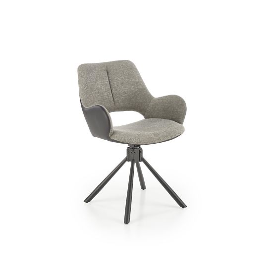 K494 Stuhl grau / schwarz (1p=2Stk)
