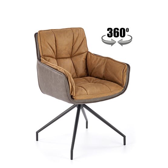 K523 Stuhl braun / dunkelbraun (1p=2Stk)