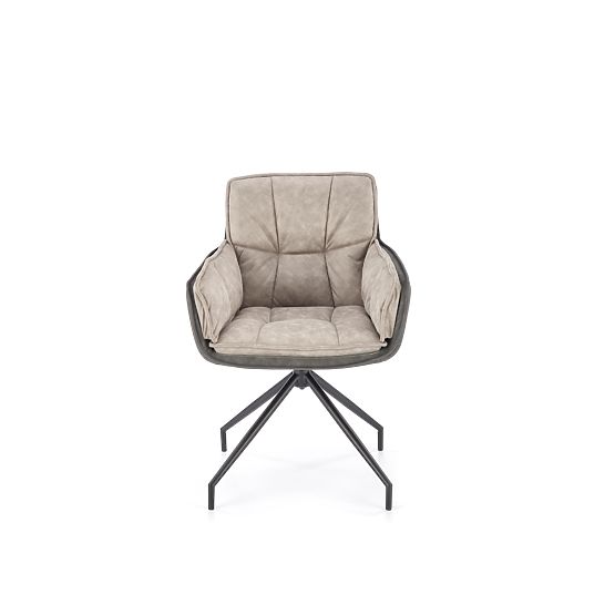 K523 Stuhl grau / dunkelgrau (1p=2Stk)