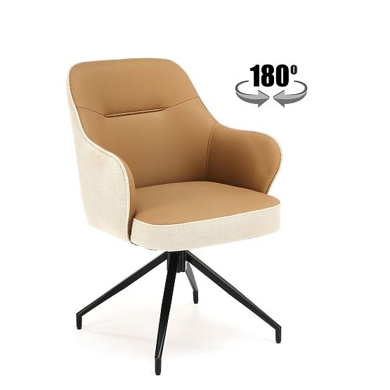 K527 Stuhl braun / beige (1p=2Stk)