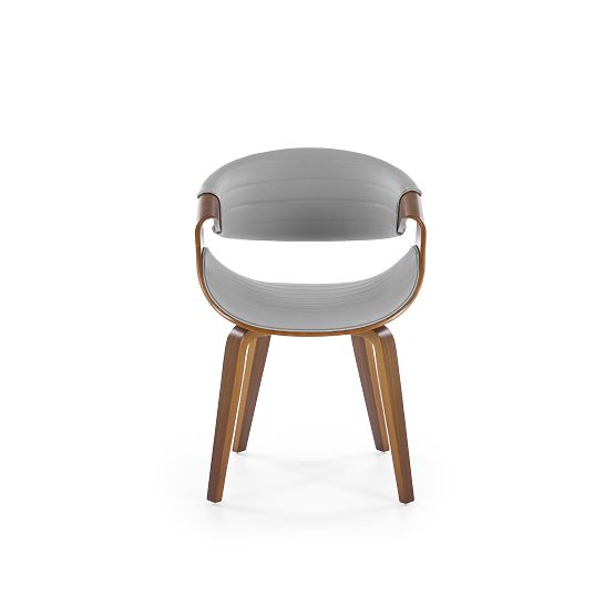 K544 Stuhl grau / nussbaum (1p=1Stk)