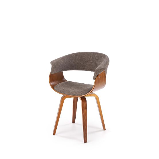 K545 Stuhl grau / nussbaum (1p=1 Stk)