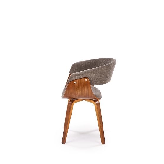 K545 Stuhl grau / nussbaum (1p=1 Stk)