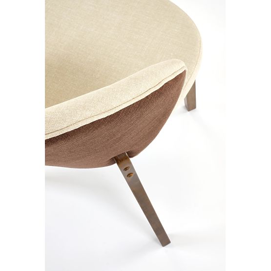K583 Stuhl, Walnuss / Braun / Beige (1p=2Stk)
