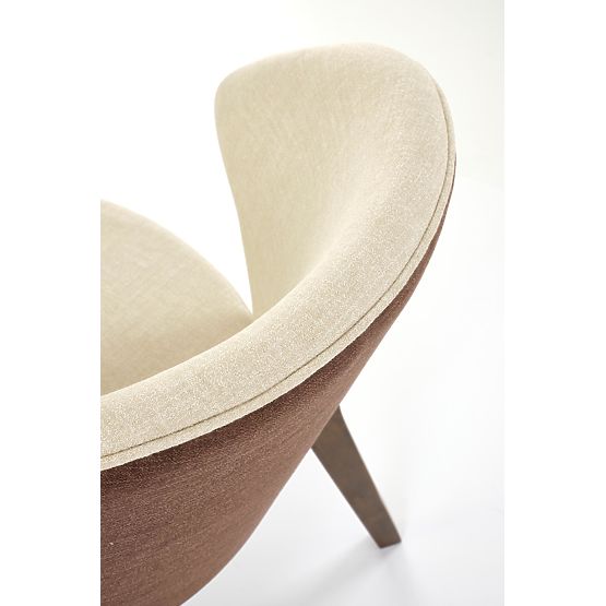 K583 Stuhl, Walnuss / Braun / Beige (1p=2Stk)