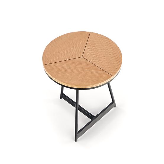 KARIDA-S Konferenztisch Eiche natur/schwarz (1p=1 Stk)