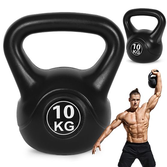 Kettlebell Hantel 10 kg für Fitness Training Kugelhantel Gewicht ModernHome