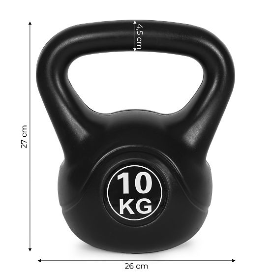 Kettlebell Hantel 10 kg für Fitness Training Kugelhantel Gewicht ModernHome
