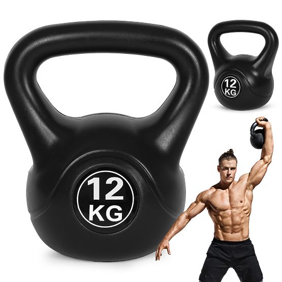 Kettlebell Hantel 12 kg für Training, Kugel, Gewicht, Belastung, Fitness ModernHome