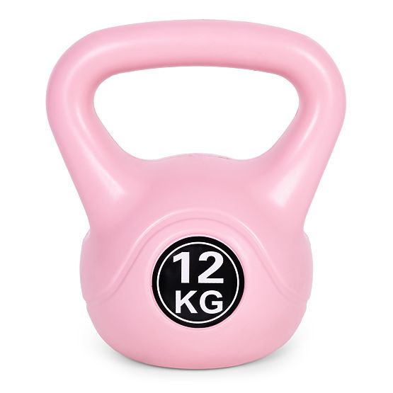 Kettlebell Hantel 12 kg für Training rosa ModernHome