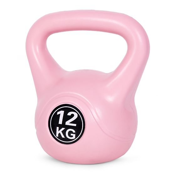Kettlebell Hantel 12 kg für Training rosa ModernHome
