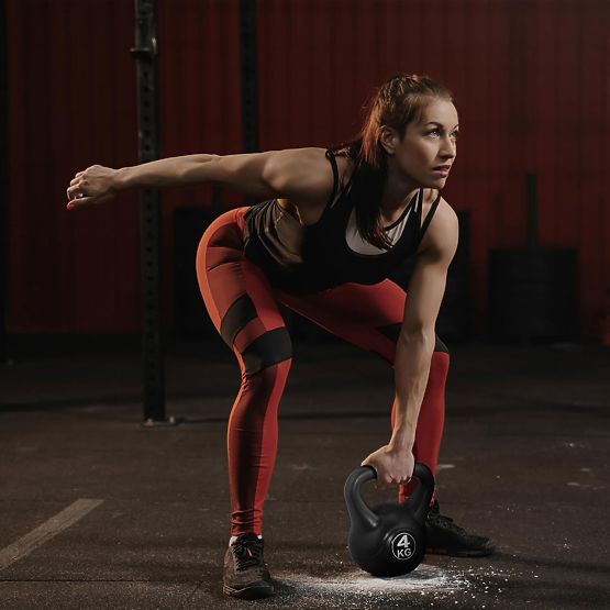 Kettlebell Hantel 4 kg für Fitnessübungen Kugelgewicht ModernHome