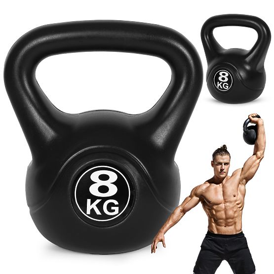 Kettlebell Hantel 8 kg für Training Kugelgewicht Fitness ModernHome