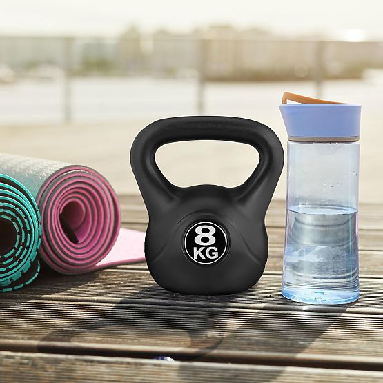 Kettlebell Hantel 8 kg für Training Kugelgewicht Fitness ModernHome