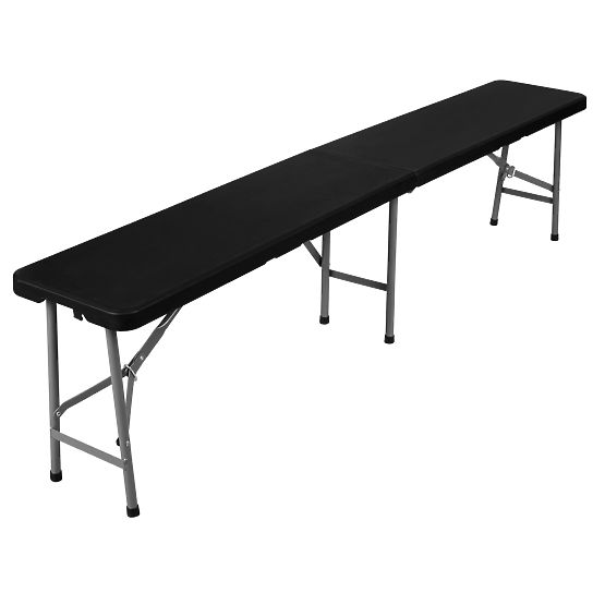 Klappbare Cateringbank 180 cm schwarz