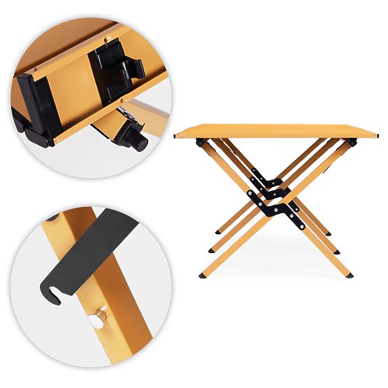 Klappbarer Campingtisch 120x60 cm mit Tasche MultiGarden