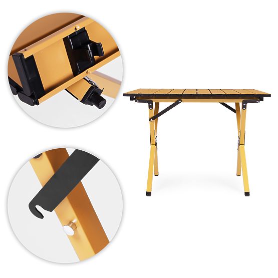 Klappbarer Campingtisch 60x60 cm mit Tasche MultiGarden