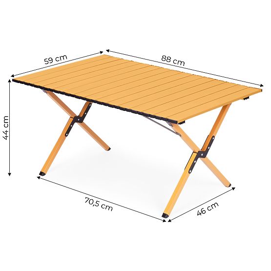 Klappbarer Campingtisch 90x60 cm mit Tasche MultiGarden