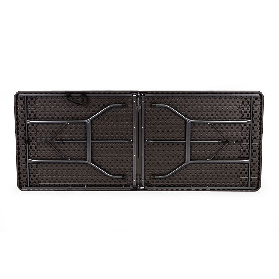 Klappbarer Catering-Bankett-Gartentisch 180 cm braun ModernHome