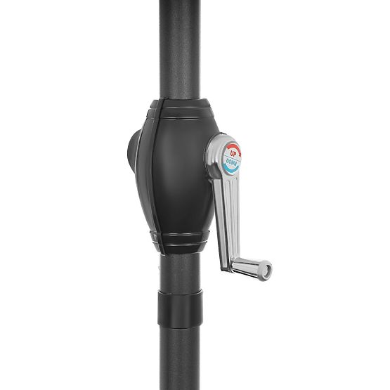 Klappbarer Garten-Balkon-Sonnenschirm verstellbar 210 cm beige