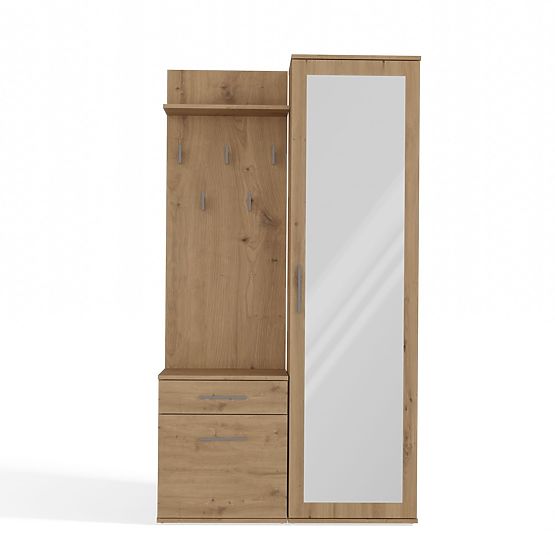 Kleiderschrank DUO EICHE ARTISAN