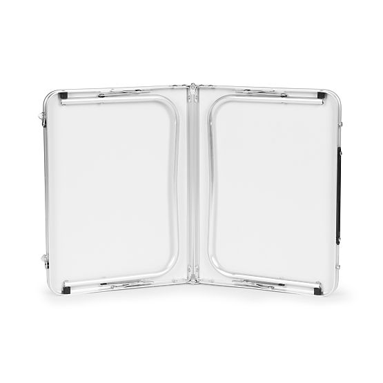 Kleiner klappbarer Campingtisch 60x40 cm weiß MultiGarden