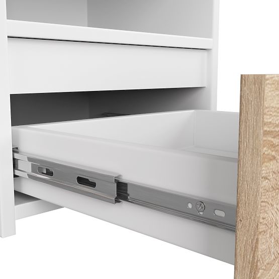 KOMMODE CL1 PK WEISS / EICHE SONOMA