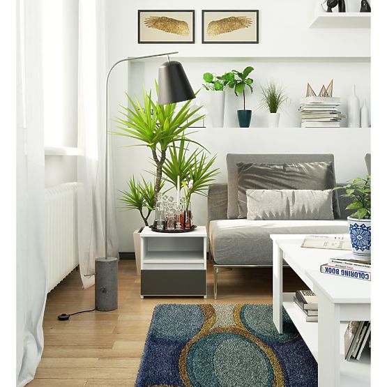 KOMMODE CL1 PK WEISS / GRAPHITGRAU