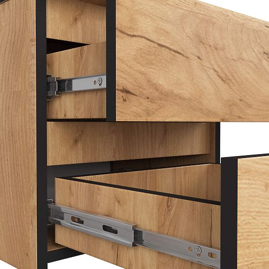 KOMMODE CL2 2SZ CLP PK EICHE CRAFT