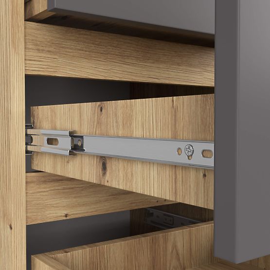 KOMMODE CL5 PK EICHE ARTISAN / GRAU