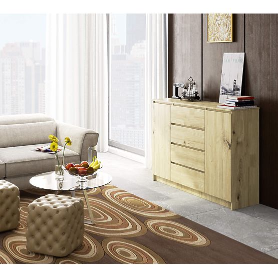 KOMMODE K140 2D 4SZ CLP PK EICHE ARTISAN