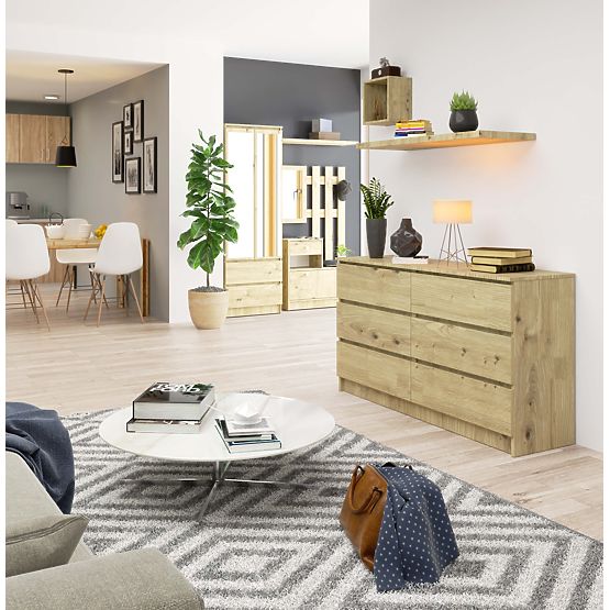 KOMMODE K140 6SZ CLP EICHE ARTISAN