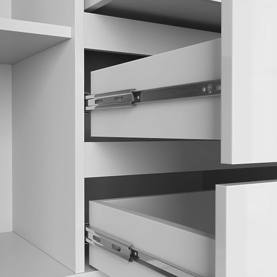 KOMMODE K160 2T 4S CLP PK WEISS HOCHGLANZ