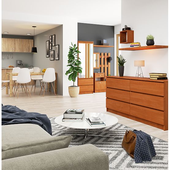 KOMMODE K160 6SZ CLP ERLE