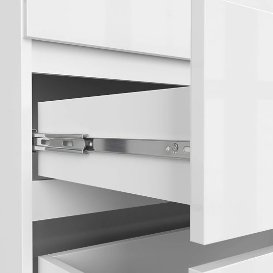 KOMMODE K160 6SZ CLP PK WEIß GLANZ