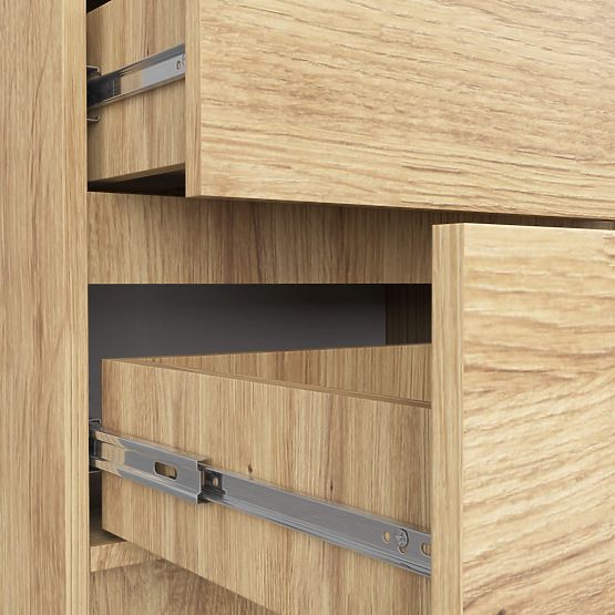 KOMMODE K60 5SZ CLP PK EICHE ARTISAN