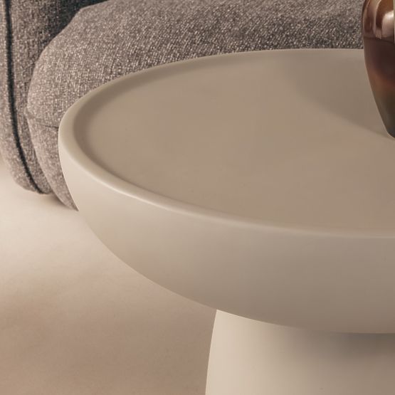 Konferenztisch Lagoon 60 cm, beige, matt