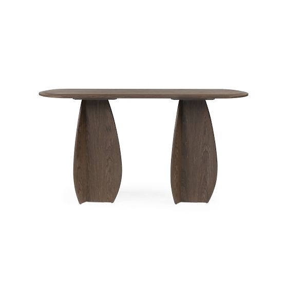 Konsole/Schreibtisch Noku 150 cm, dunkle Walnuss