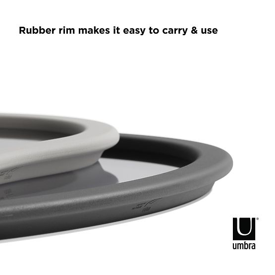 Küchenzubehör in unregelmäßiger Form HUB Farbe Graphit minimalistischer Stil Umbra