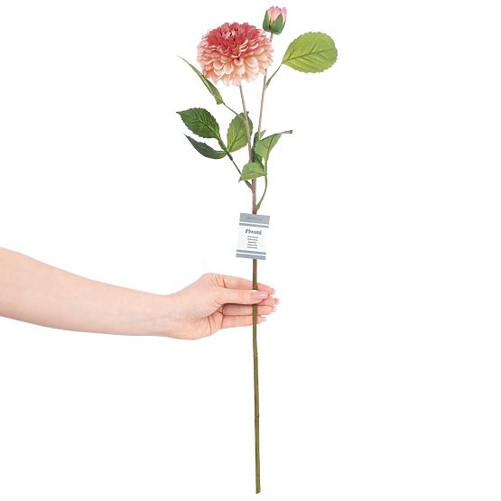 Künstliche Blume PFINGSTROSE korallenfarbe moderner Stil ameliahome