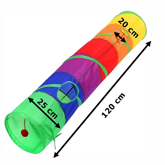 Langer Tunnel Feder Spielzeug für Katze FIGARO